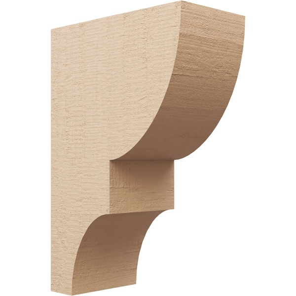 Ekena Millwork 10"W x 20"D x 30"H Classic Ridgewood Rough Cedar Woodgrain TimberThane Corbel, Primed Tan CORUR10X20X30RIDRCPR - main